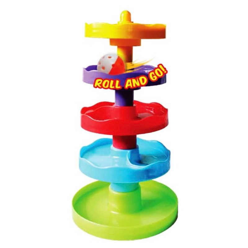 Mainan Edukasi Bayi Balita Cotton Rolling - Mainan Rolling Ball