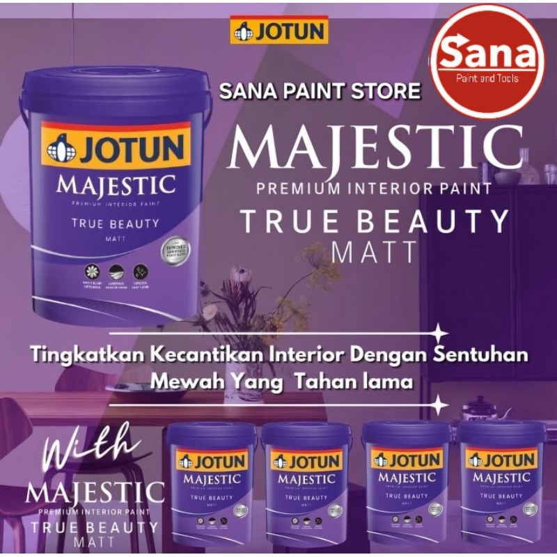 CAT JOTUN MAJESTIC MATT 20 L BISA CUSTOM WARNA