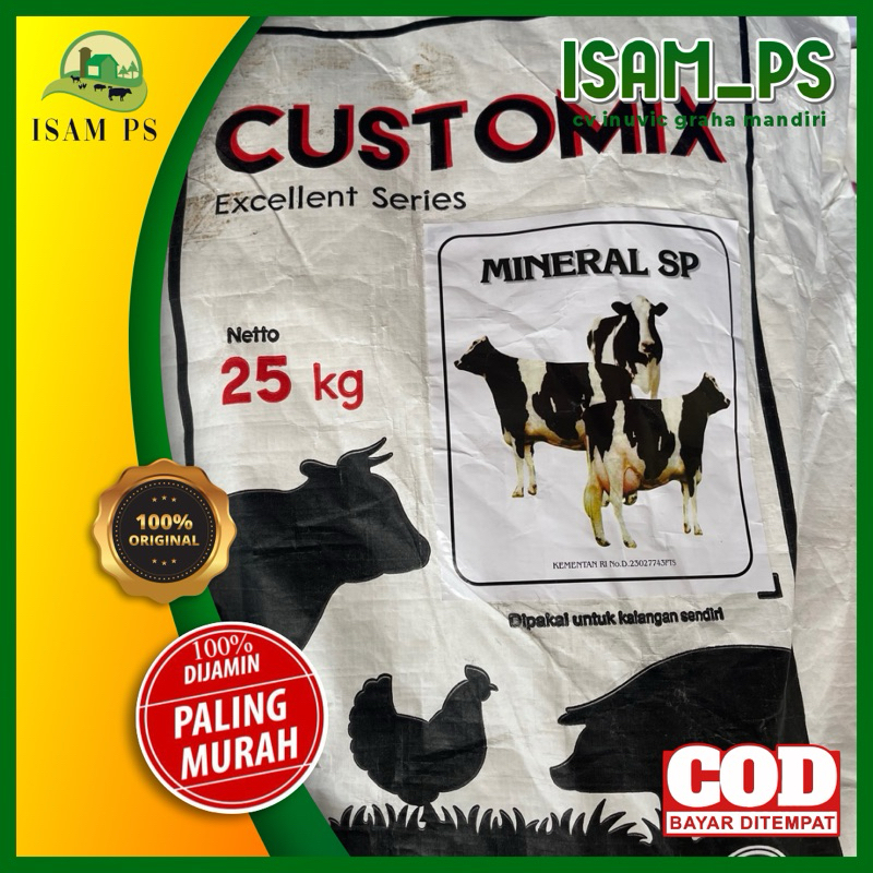 

MINERAL SP CUSTOMIX 1kg,VITAMIN DAN MINERAL SAPI KAMBING TERNAK BERKUALITAS