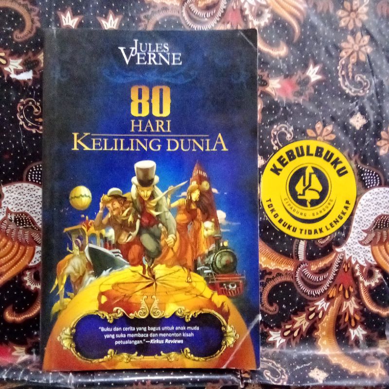 (ORIGINAL) BUKU NOVEL 80 HARI KELILING DUNIA | JULES VERNE