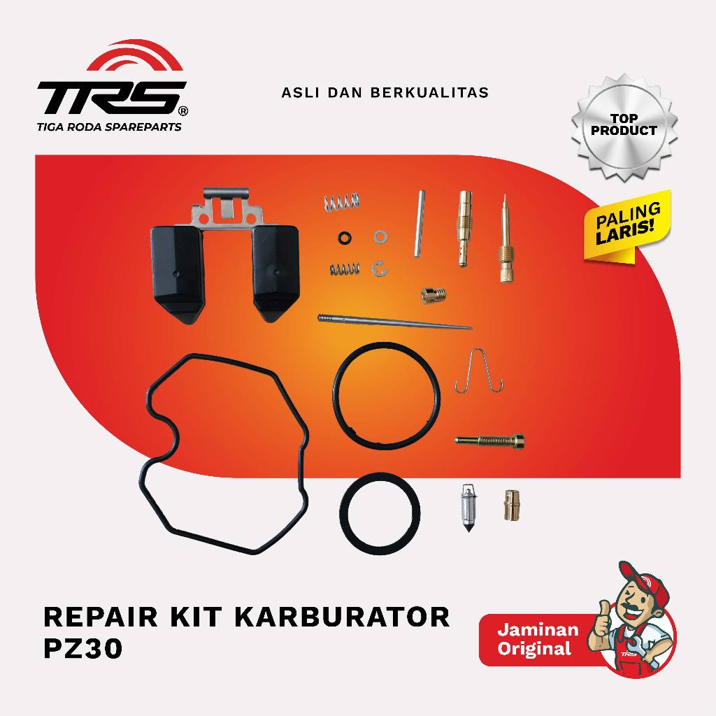 TRS Repair Kit Karburator PZ30 Pz30 PZ 30 Pz 30 Motor Roda Tiga Viar Karya 150cc 200cc 300cc Tossa S
