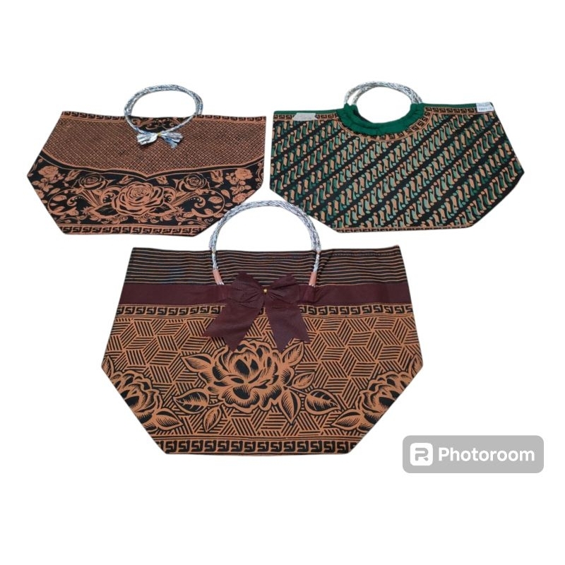 

tas sponbond jinjing batik souvenir snackbox uk 35x24x15 (isi 3 pcs)