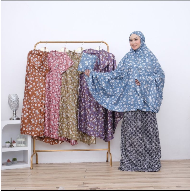 Mukena Bali Asila Dewasa Bahan Rayon Mukena Adem