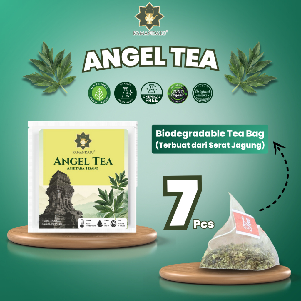 

ANGEL TEA (100% Original Ashitaba) kemas teabag