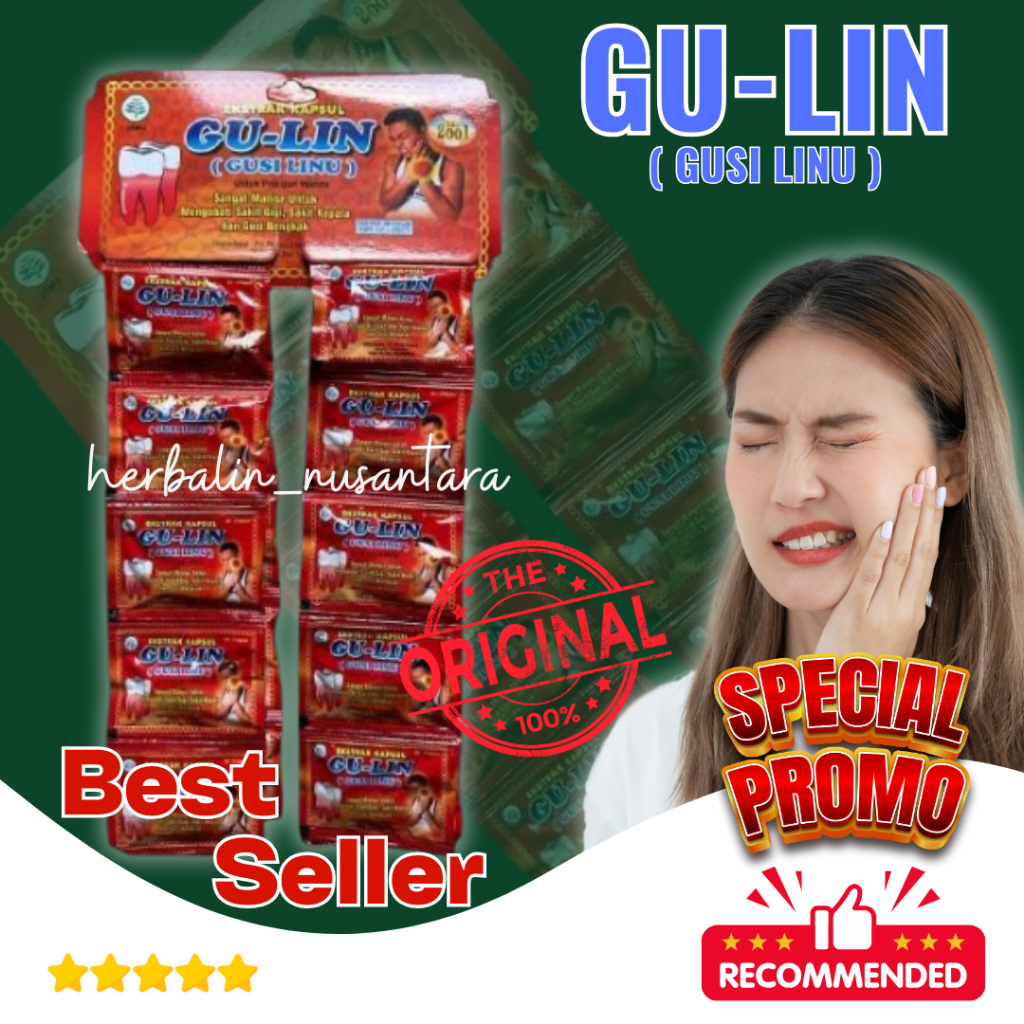 

Gulin Sakit Gigi Kapsul Sakit Gigi Tradisional