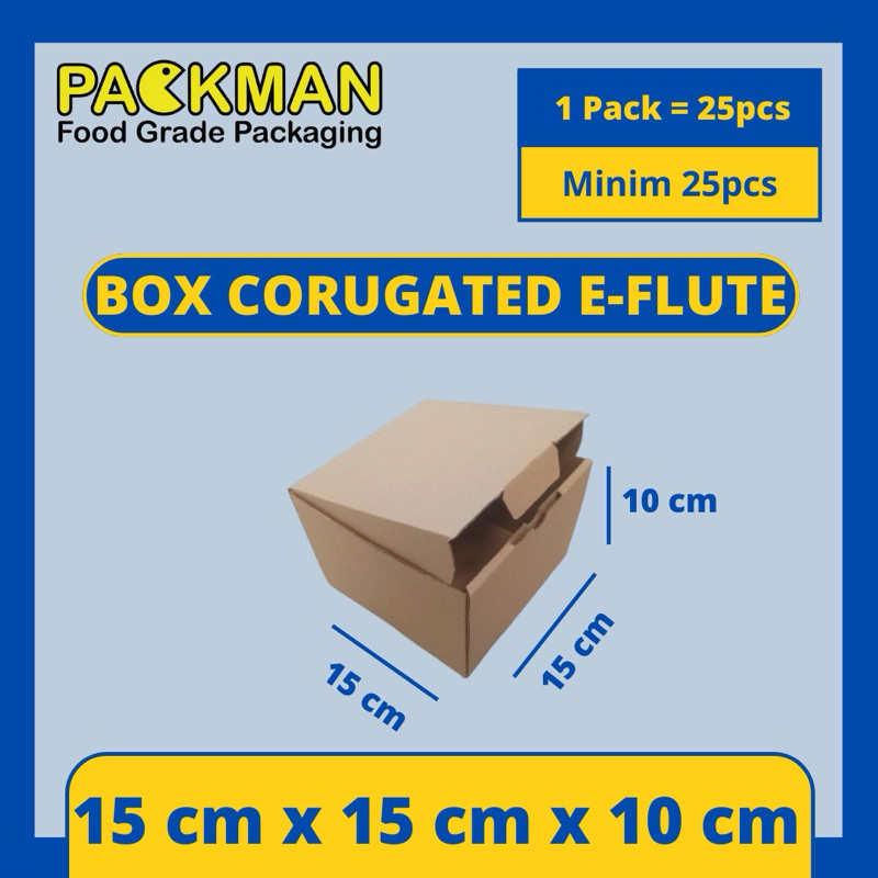 

KARDUS 15x15x10 cm / BOX KARTON CORUGATED DIECUT E-FLUTE / AKSESORIS ONLINE