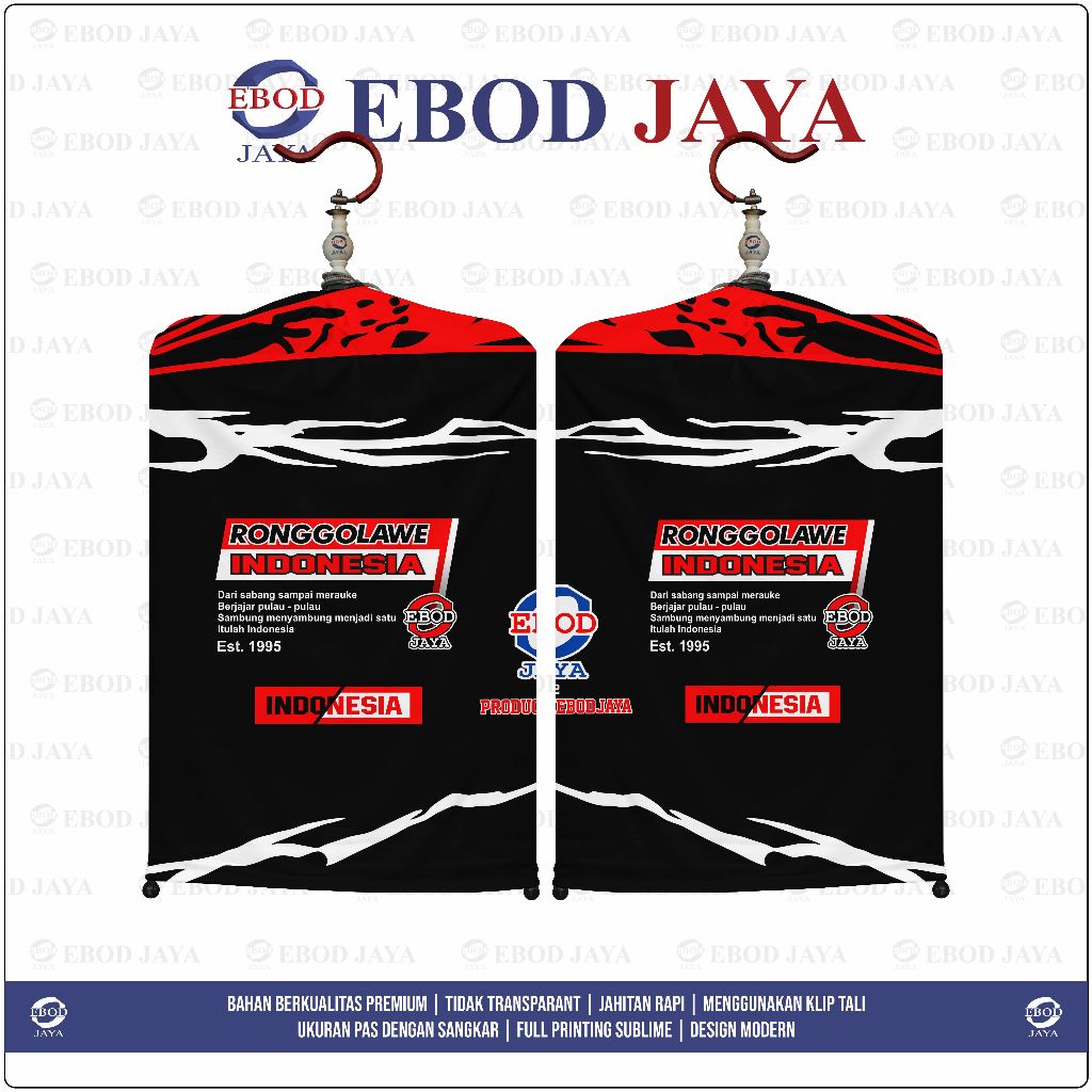 KERODONG FULL PRINTING SANGKAR KOTAK - RONGGOLAWE INDONESIA