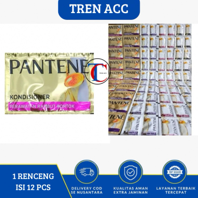 (1 RENCENG 12 PCS) Conditioner Pantene Sachet / Conditioner Pantene Sachet Collagen / kondisioner pa