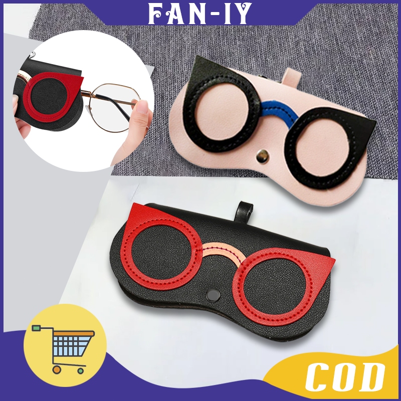 Tempat Kacamata Leather Kotak Kacamata Gantungan Tas Tempat Kacamata Traveling