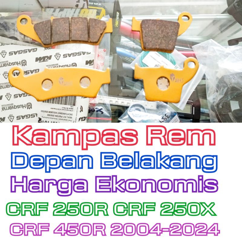 Kampas Rem CRF 250R CRF 250X CRF 450R EKONOMIS