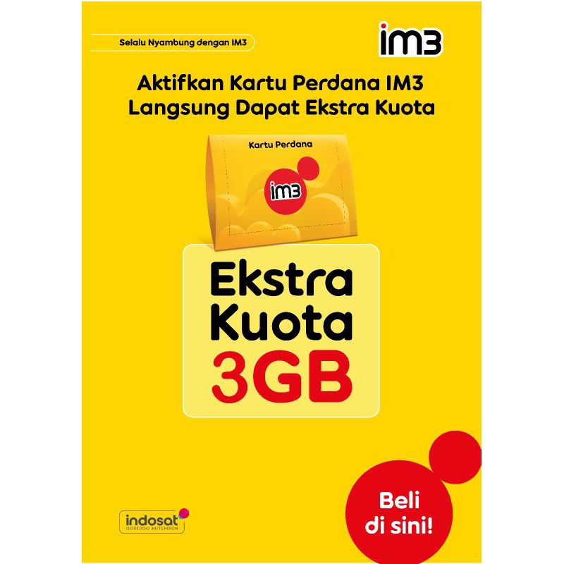 SP 3GB INDOSAT NASIONAL