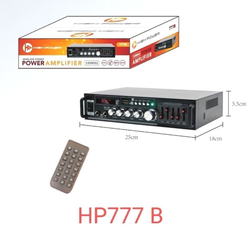 power ampli fier HIGH POWER 777 D