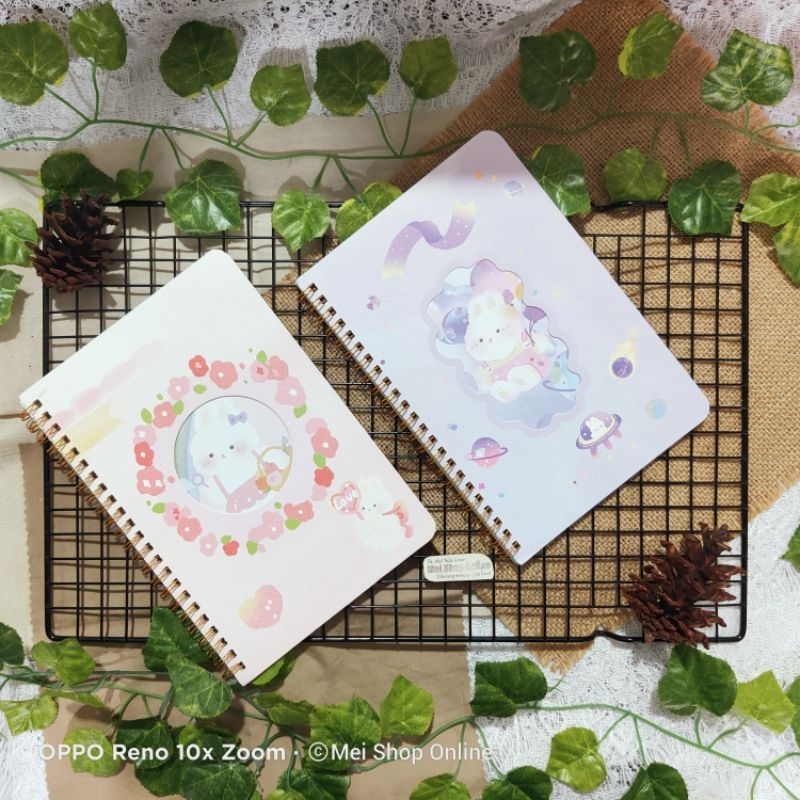 

diary ring spiral fancy A5 motif cute