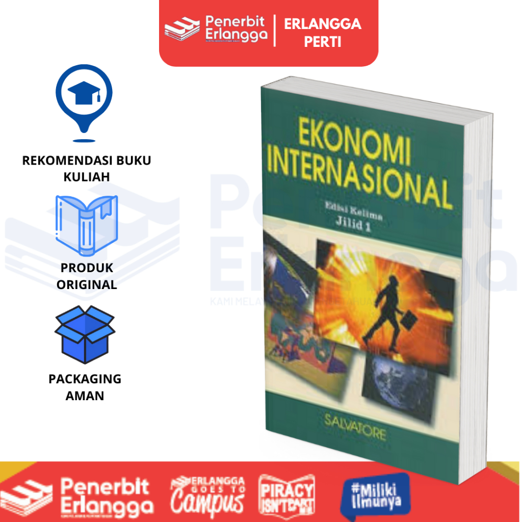 [Erlangga] Buku Referensi: Ekonomi Internasional Jilid 1 - Salvatore