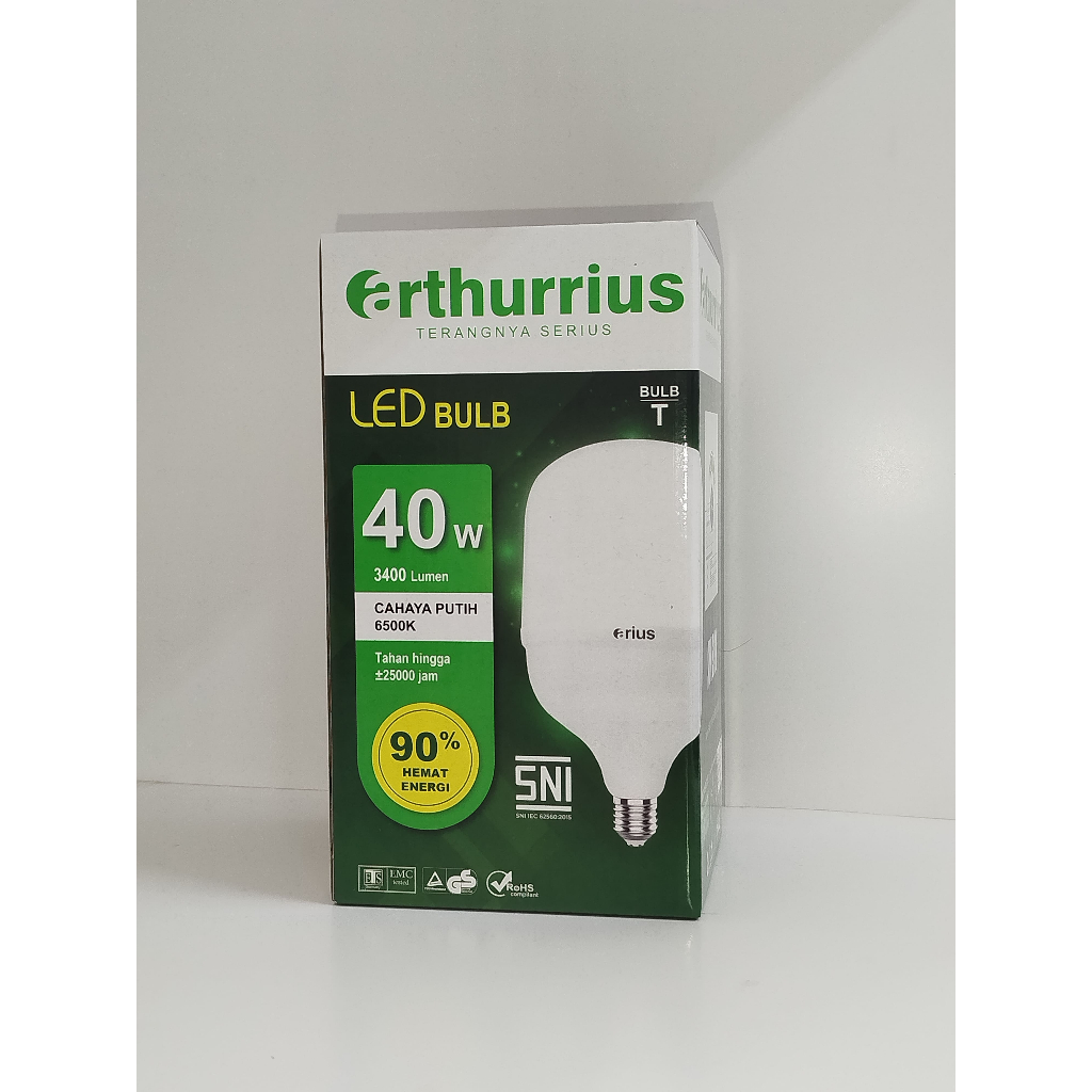 arius lampu T led bulb 40 watt