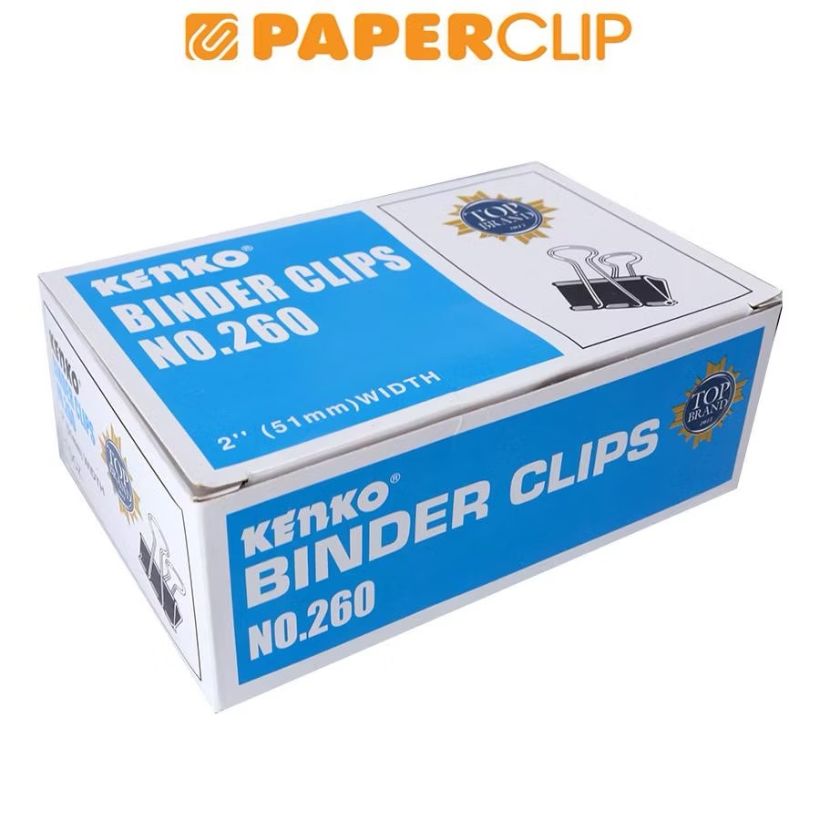 

Binder Clip No. 260 Kenko / Klip Penjepit Kertas [PER BOX isi 12 PCS]