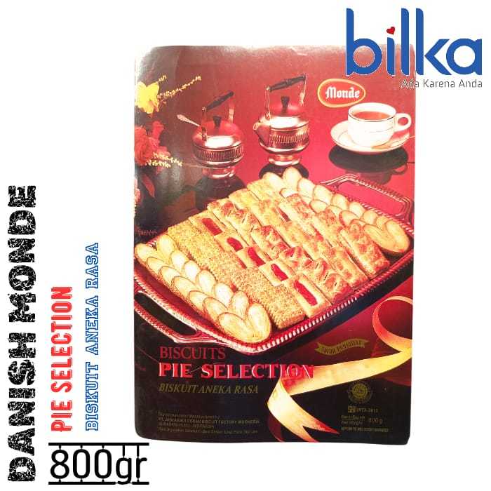 

MONDE Pie Selection Biskuit Aneka Rasa 800gr