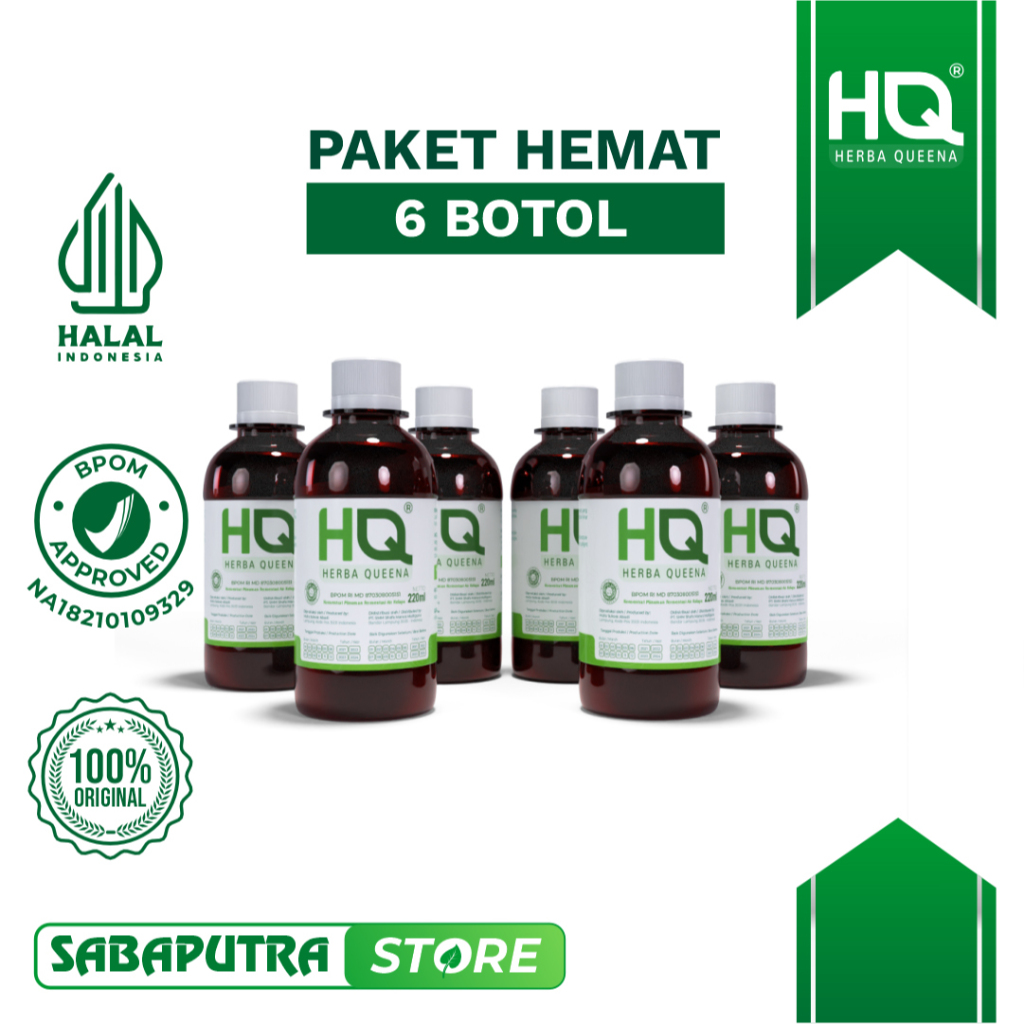 

HQ PROBIOTIK PAKET HEMAT ( 6 Botol )