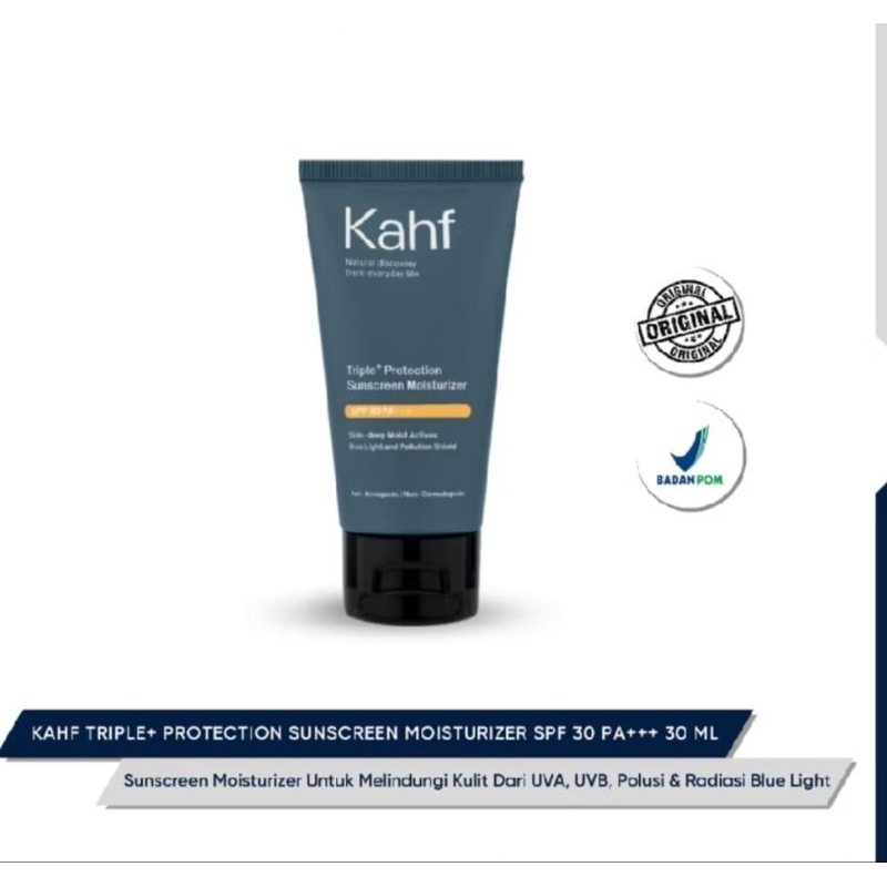 kahf sunscreen moisturizer