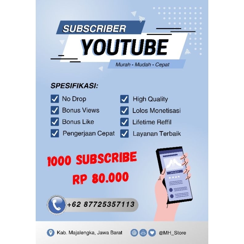 Subscriber YouTube | Permanen Subscriber Indonesia