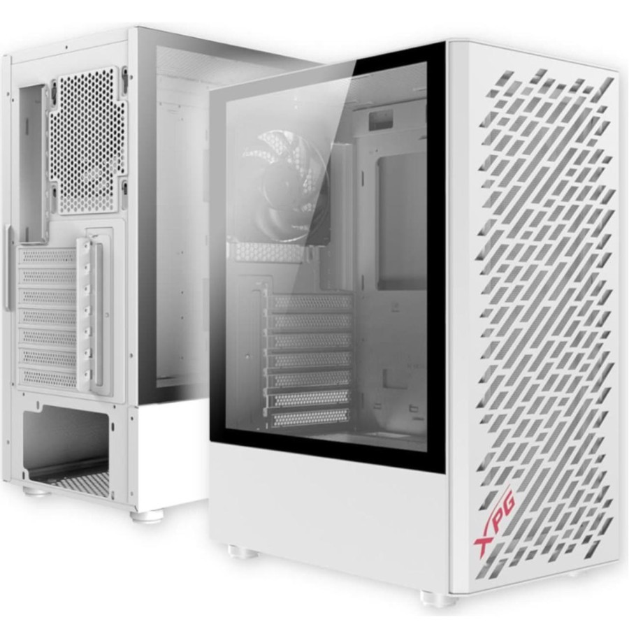 ADATA VALOR AIR COMPACT WHITE MID TOWER PC CASE CASING GAMING CHASSIS