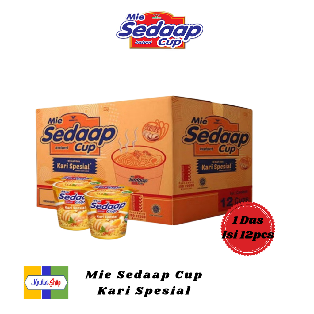

Mie Sedaap Cup Kari Spesial 81gr x 12