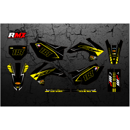 DECAL CRF 230 FULLBODY (010) DEKAL STIKER CRF 230 F 150F 230F 2015 2016 2017 2018 2019 2020 2021 202