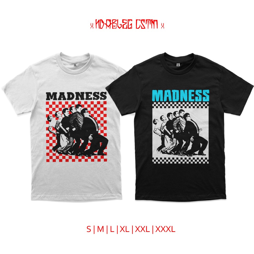Kaos madness ska tshirt madness combed 24s