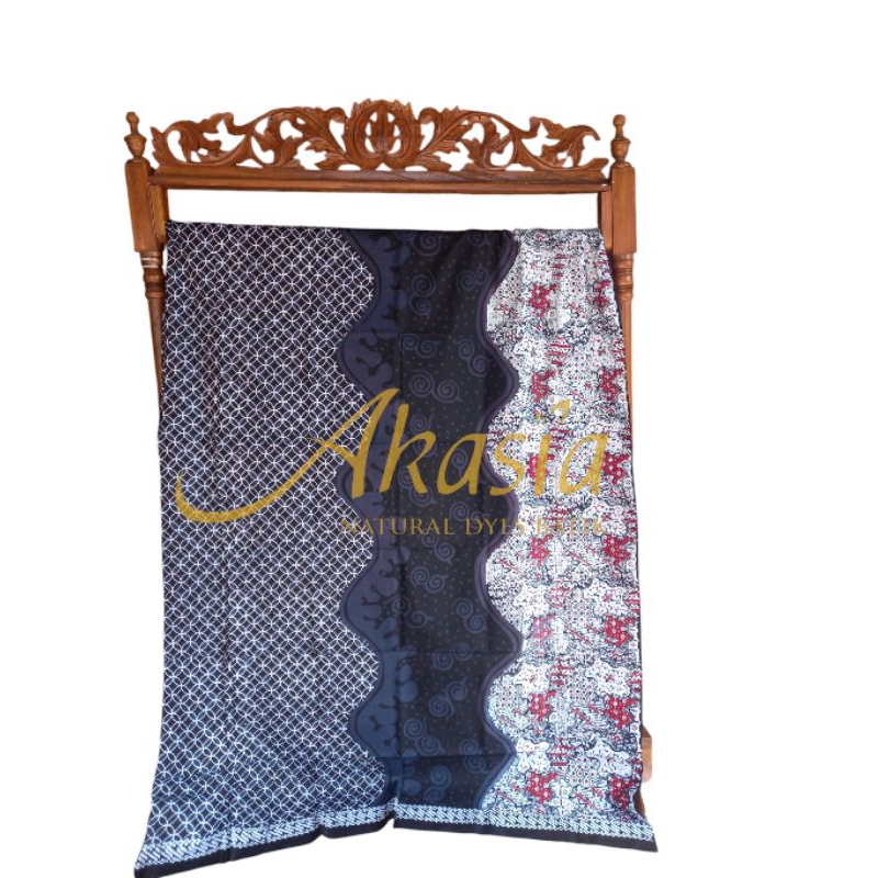 kain batik cap kombinasi tulis dari batik akasia