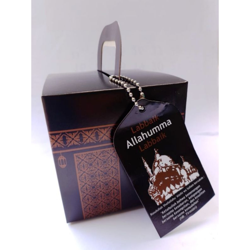 

Dus Box Ka'bah Paket Oleh oleh Haji dan Umrah Premium Gratis Hangtag Isi 10 Pcs