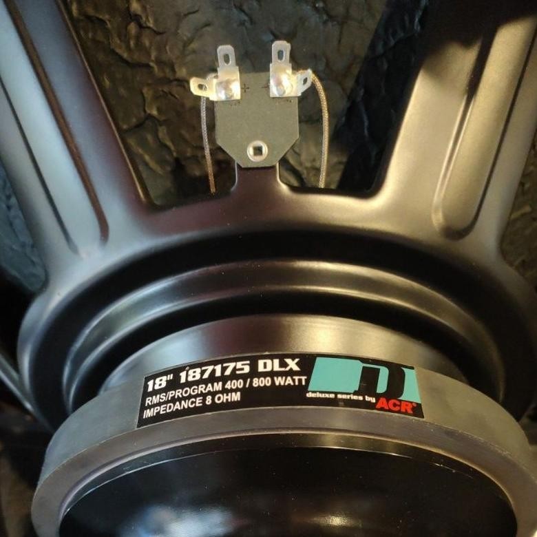 speaker acr 18 187175 deluxe subwoofer