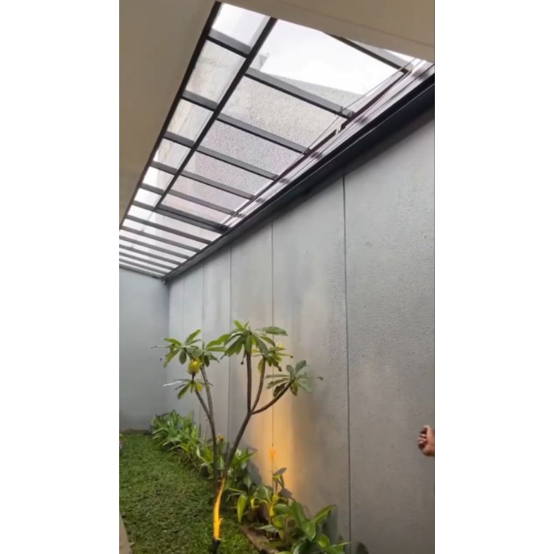 Kanopi sleding atap solarflat 1.2mm