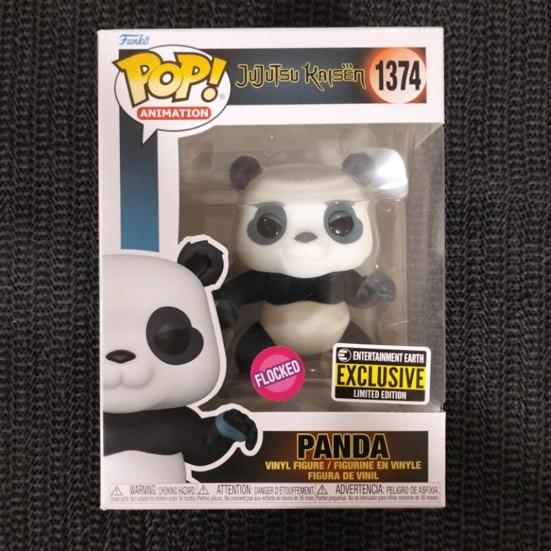 Funko Pop Jujutsu Kaisen: Panda (Flocked) #1374 (Entertainment Earth Exclusive)