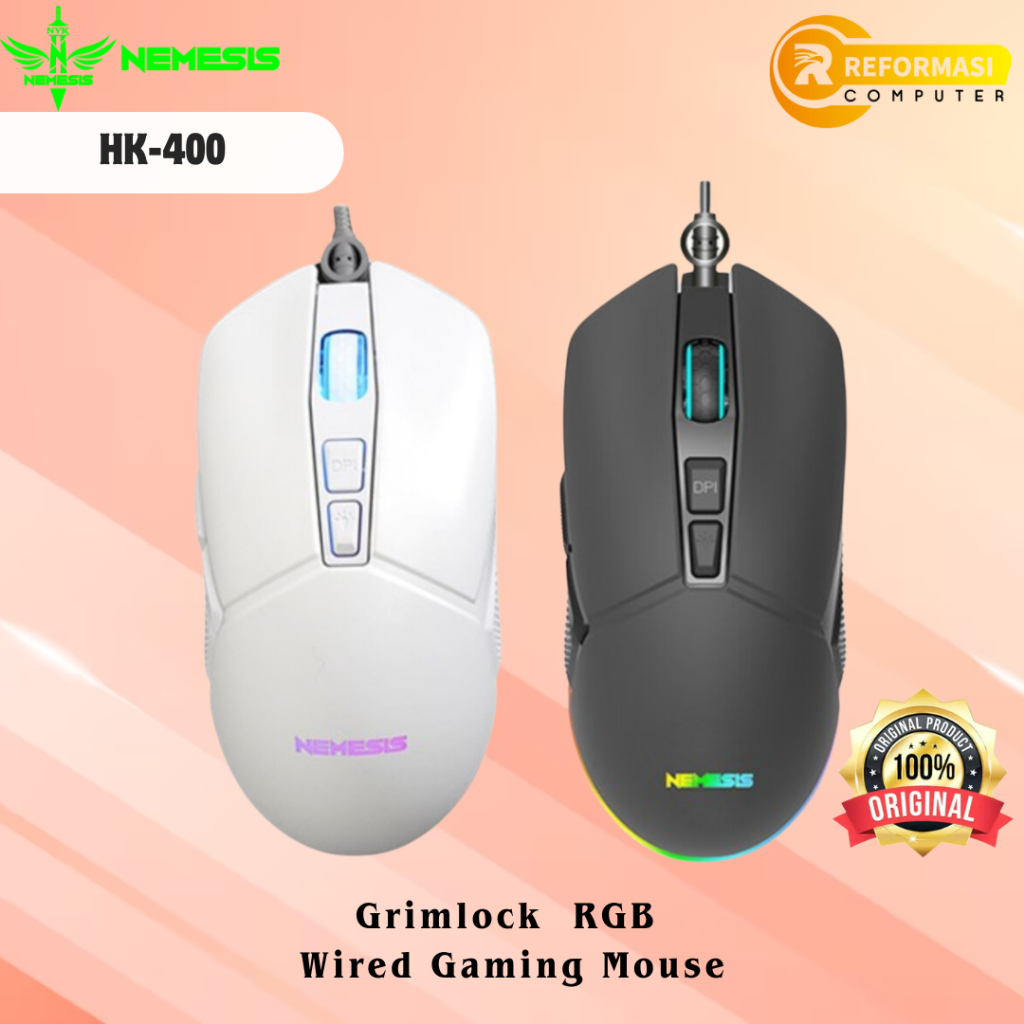 NYK NEMESIS Mouse Gaming NYK Nemesis Grimlock HK-400