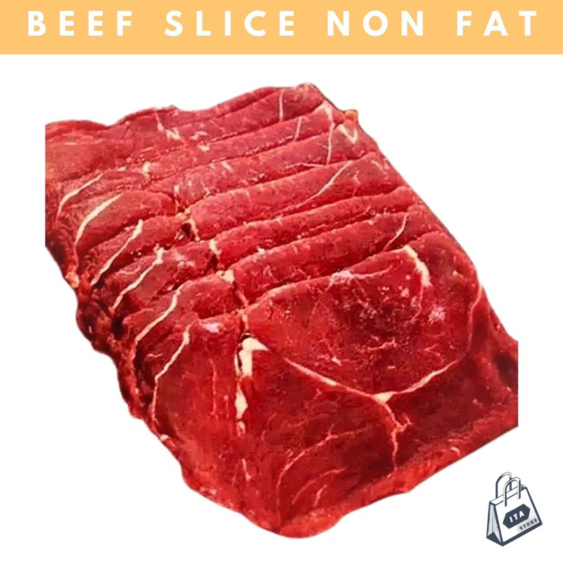 

BEEF SLICE NON FAT | Daging Slice Tanpa Lemak 500gr HALAL