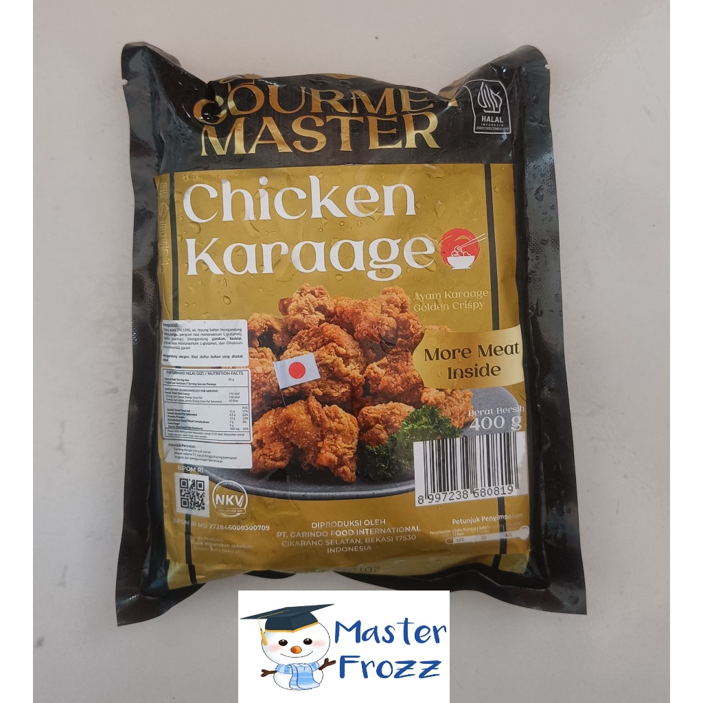 

Gourmet Master Chicken Karage 400gr