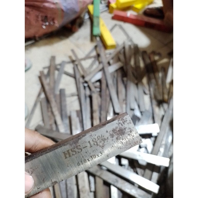 pisau planer plener plenner bekas hss bahan pisau bilah baja