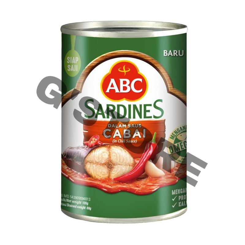 

ABC Sarden Saus Cabai 425gr