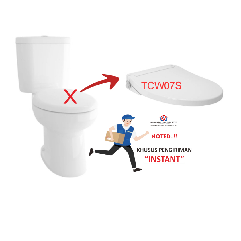 KURIR INSTANT Kloset Duduk plus Eco Washer PROMO TOTO CW420J / SW420JP + TCW07S