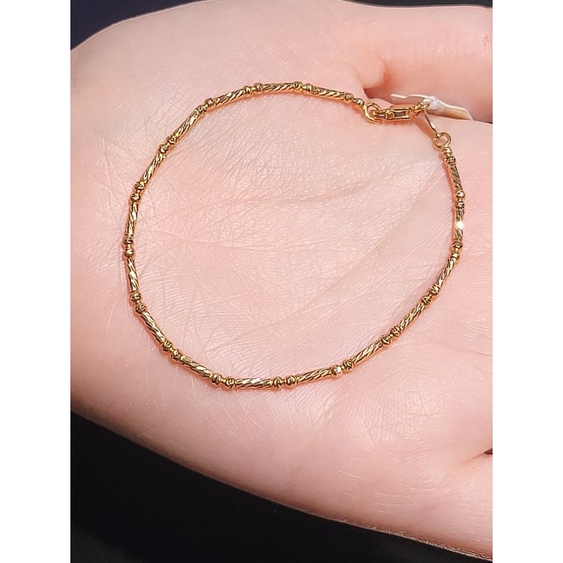 Gelang Emas Asli Bambu Gold 8k