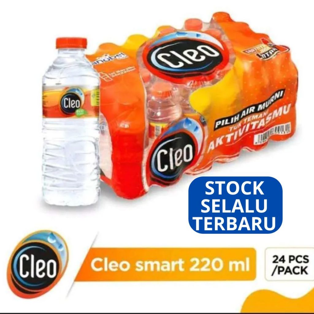 

Air Mineral CLEO Mini Smart 220 ML Isi 24 Botol PER PACK