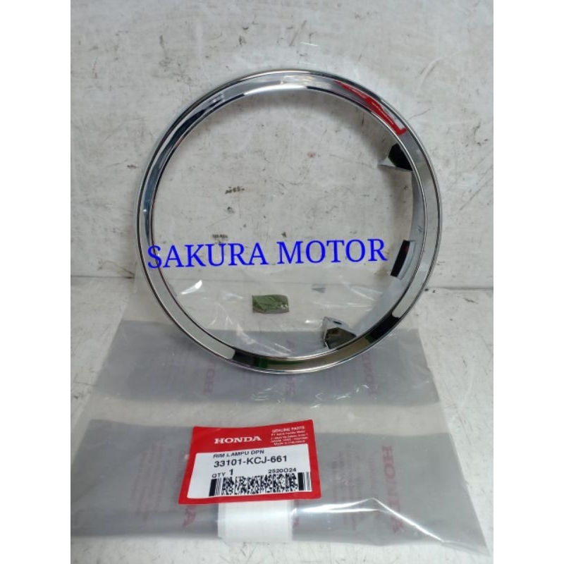 RING LAMPU TIGER REVO REFLEKTOR BULAT ORIGINAL HONDA 33101-KCJ-661