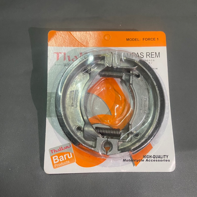 KAMPAS REM BRAKE SHOE BELAKANG PIRODO REM TROMOL BELAKANG YAMAHA FORCE 1 F1ZR VEGA R LAMA/CRYPTON JU