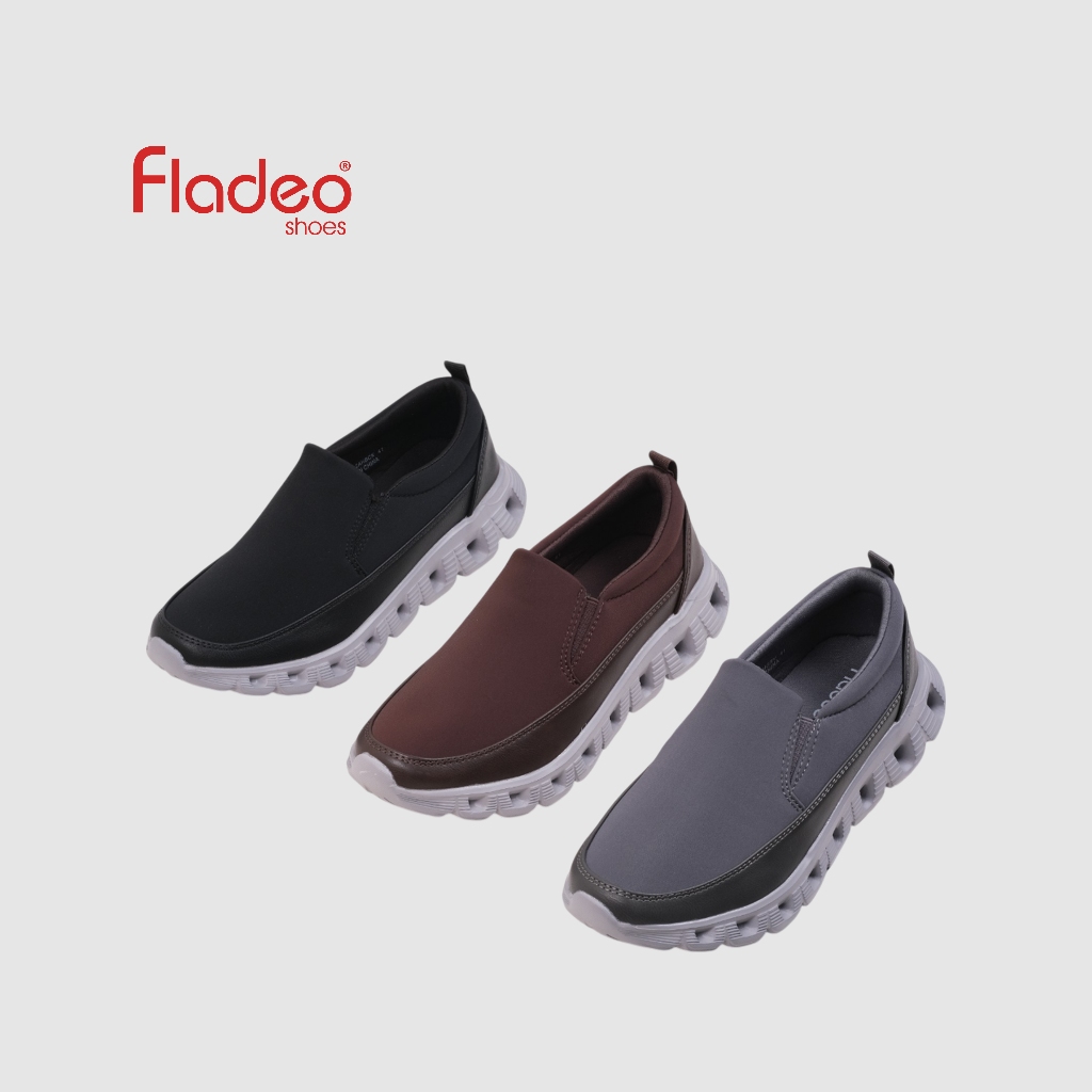 Fladeo A25/MSS252-2AH/Sepatu Sneakers Slip On Pria [ Sneakers Shoes ]