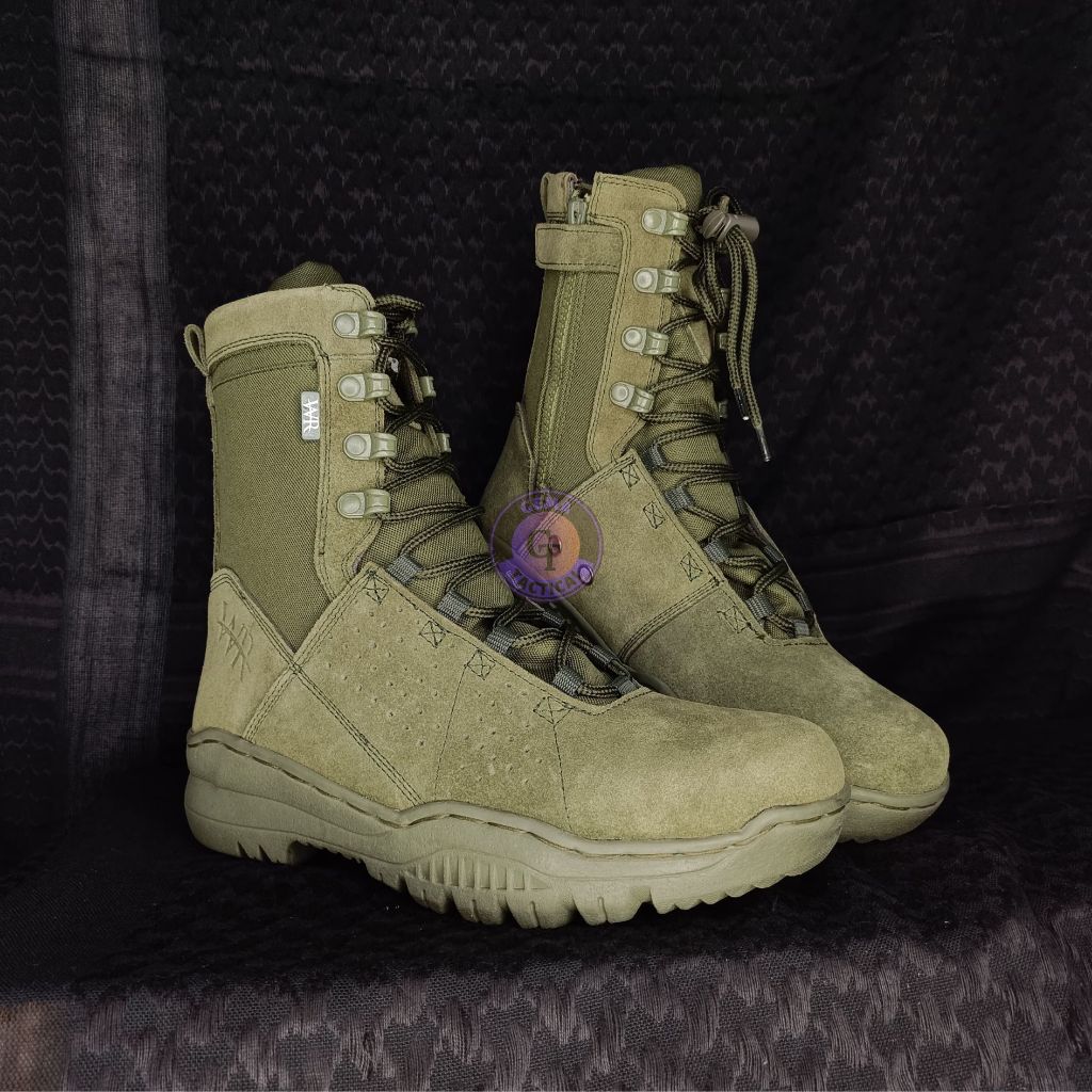 Sepatu PDL HIjau Tactical / Sepatu PDL 2809 Best Quality Premium / Sepatu PDL HIjau WR Green Army / 