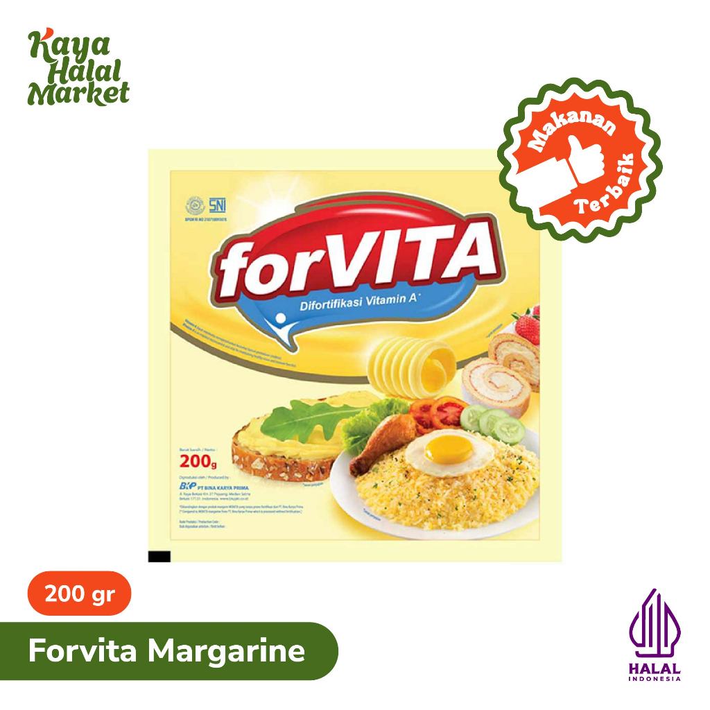 

Forvita Margarine 200gr Mentega / Margarine Halal Kaya Halal Market