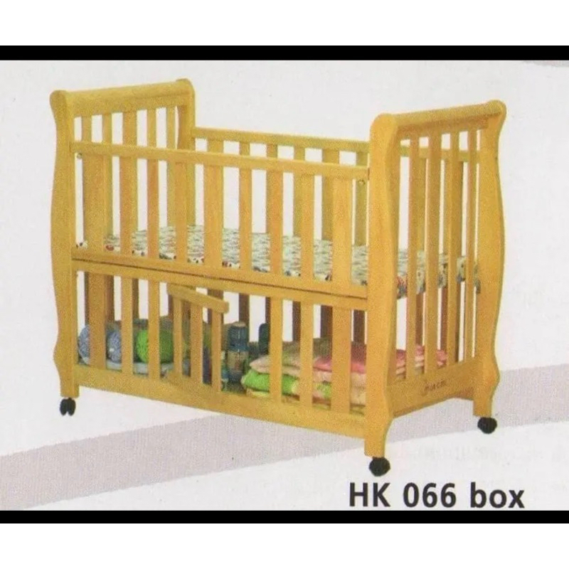 Baby Box Hakari / Babycribs Kayu Pinus Asli (Preloved)