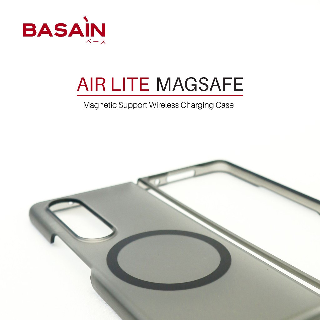 BASAIN Casing Samsung Z Fold 3 Air LITE MagSafe Case