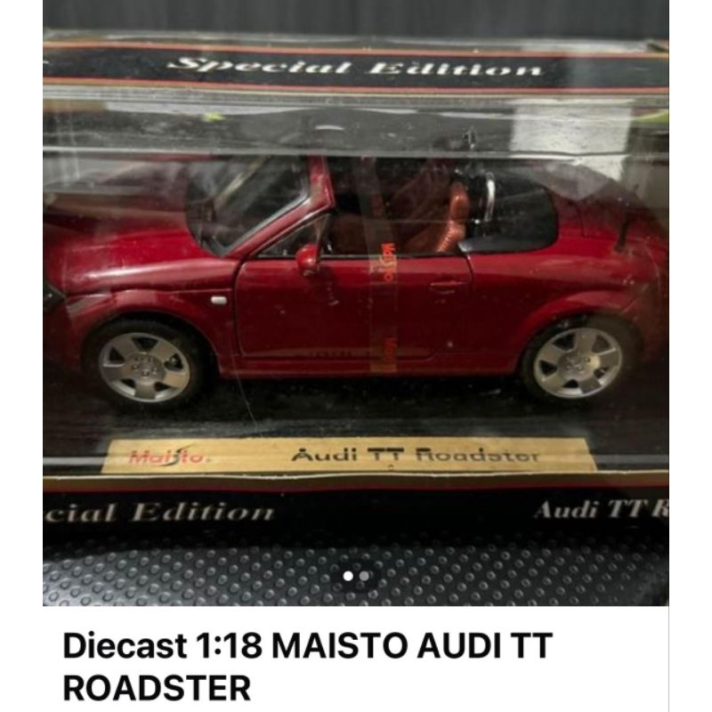 Diecast 1:18 MAISTO AUDI TT ROADSTER