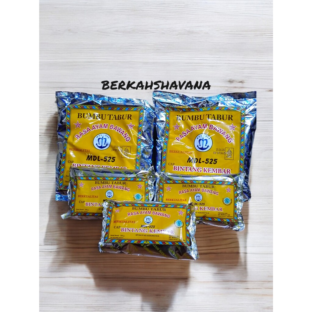 

Bumbu Bintang Kembar MDL-525 Ayam Bawang 1KG/1000GR